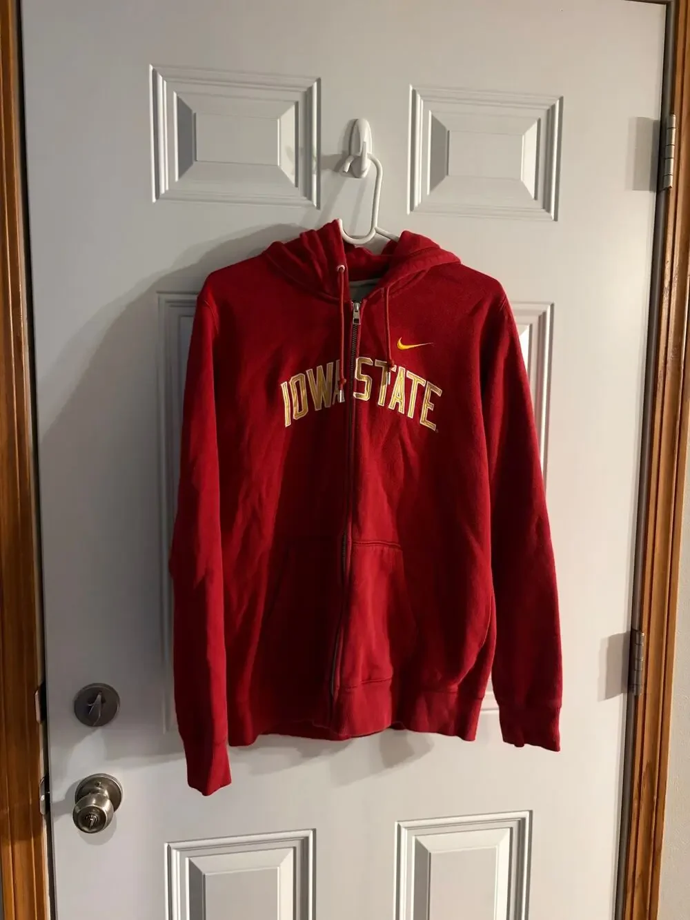 Iowa State Cyclones Full Zip Nike Hoodie Size XL
